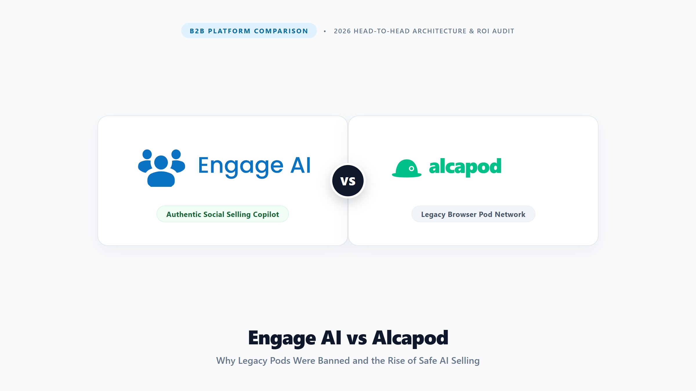 Engage AI vs Alcapod: The Post-Alcapod Era of Pods