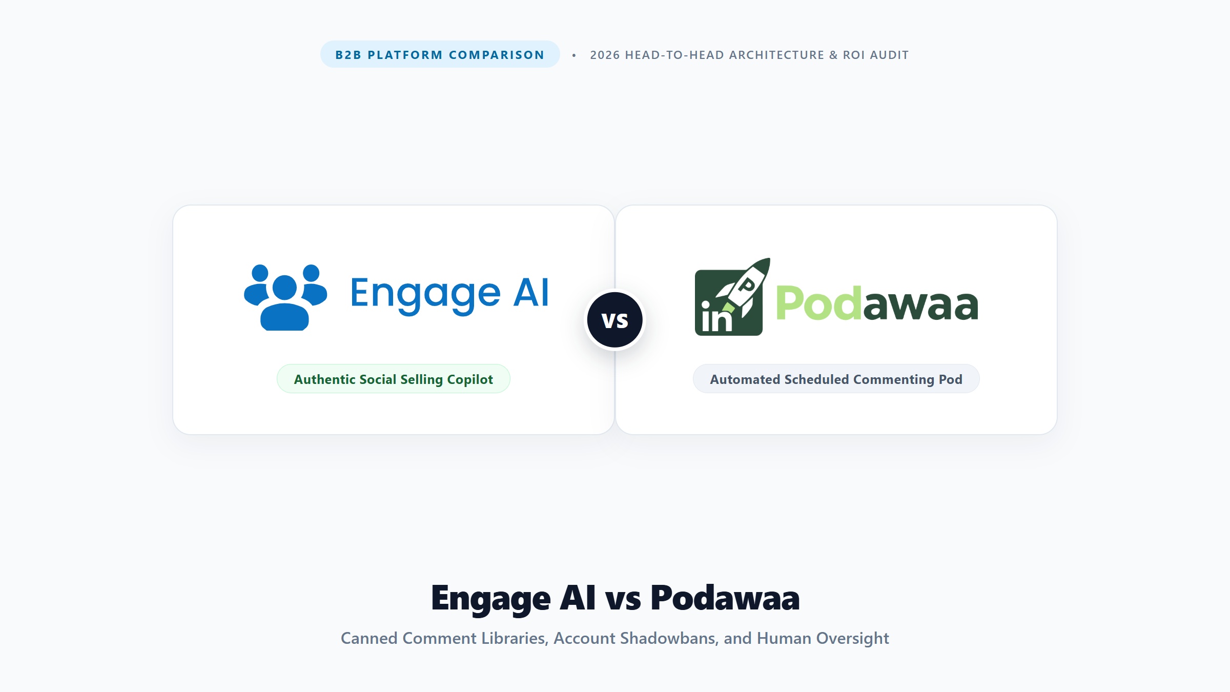 Engage AI vs Podawaa: Canned Pods vs Human Community