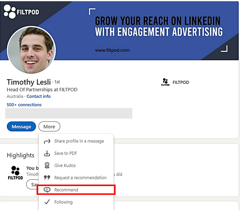 LinkedIn Dark Mode