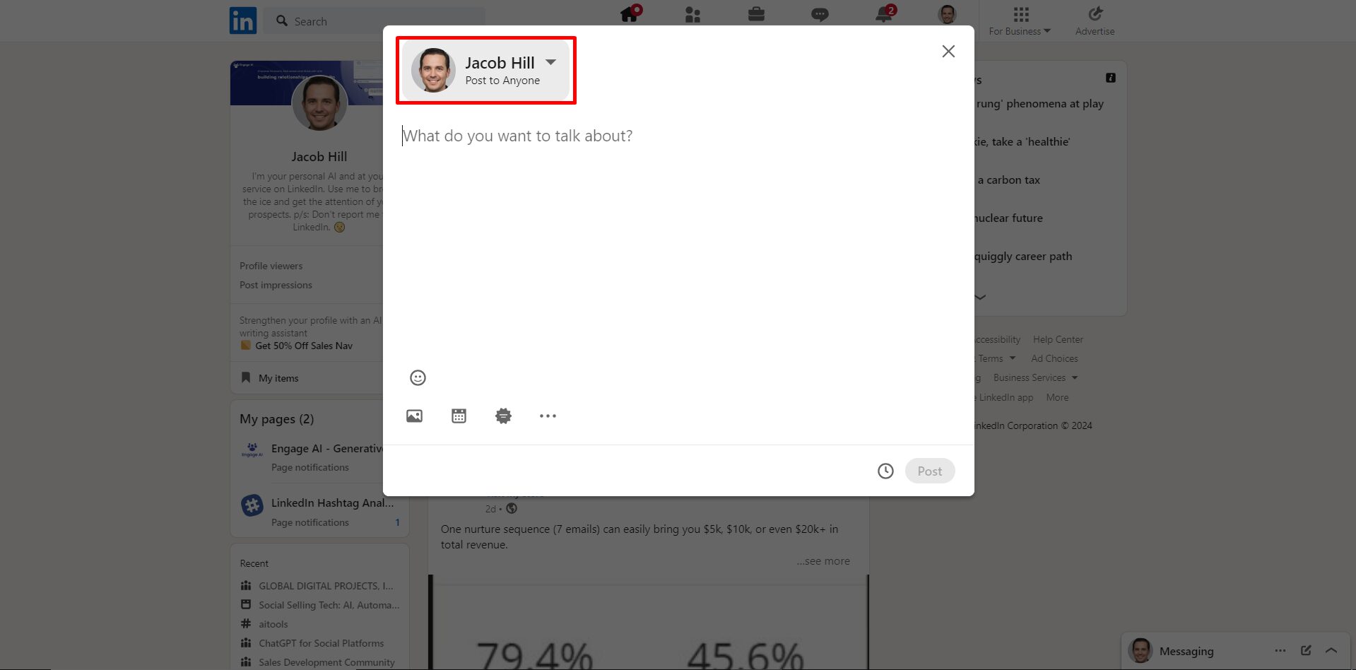change visibility option