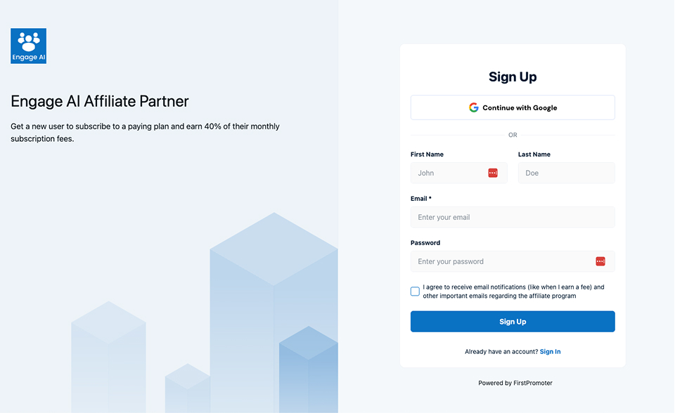 Sign Up