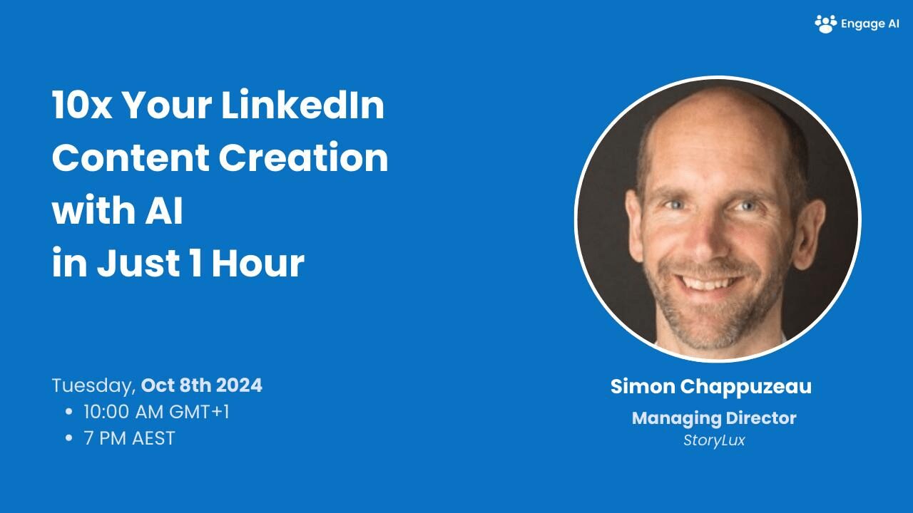 10x Your LinkedIn Content Creation with AI in Just 1 Hour
